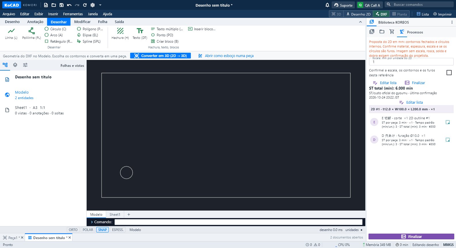 processes - KoCAD 0.26