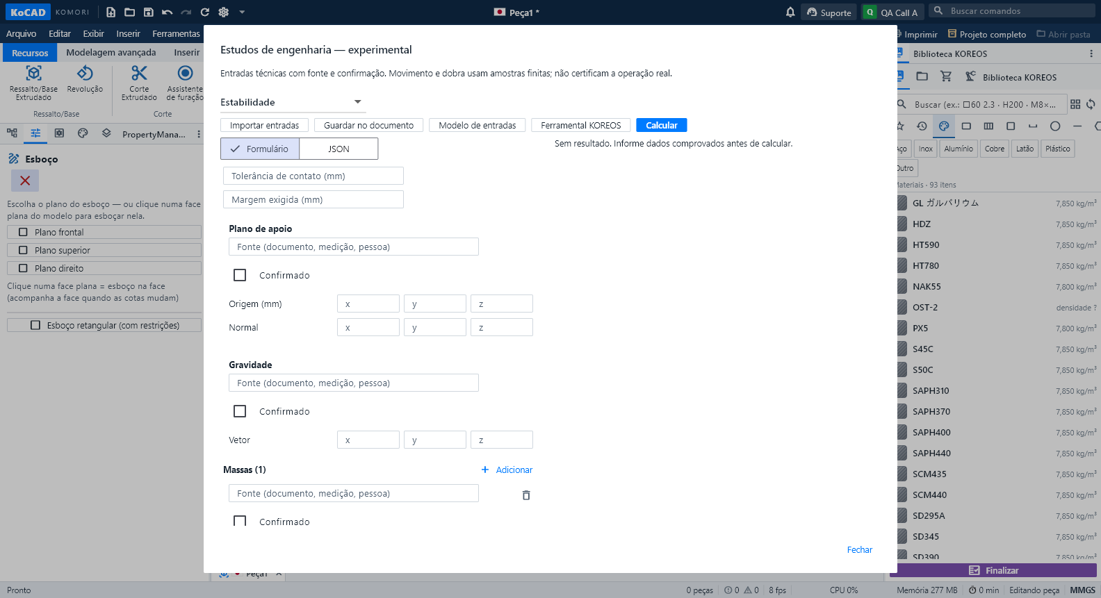 KoCAD 0.30 — form