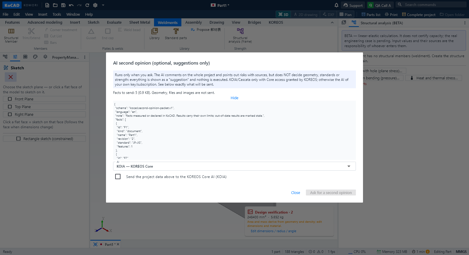 KoCAD 0.31 — opinion
